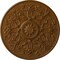 Ekena Millwork Versailles Ceiling Medallion (Fits Canopies up to 3 1/4"), Hnd-Painted Smokey Topaz, 33"OD x 1 3/4"P CM33VESTF - alternate 1